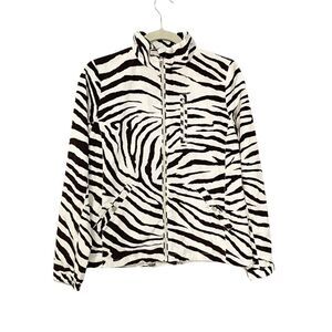 Lauren Ralph Lauren Full Zip Jacket Zebra Size S
